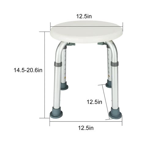 Shower Chairs Stools With Grab Bar 126 X 126 X 20 Adjustable