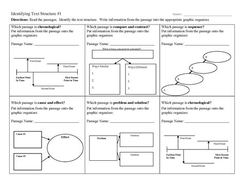 Free Printable Text Structure Worksheets Aulaiestpdm Blog 23370 Hot