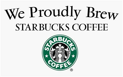 Ideas Starbucks Logo Transparent Png 93047 Sample Of We Proudly Serve