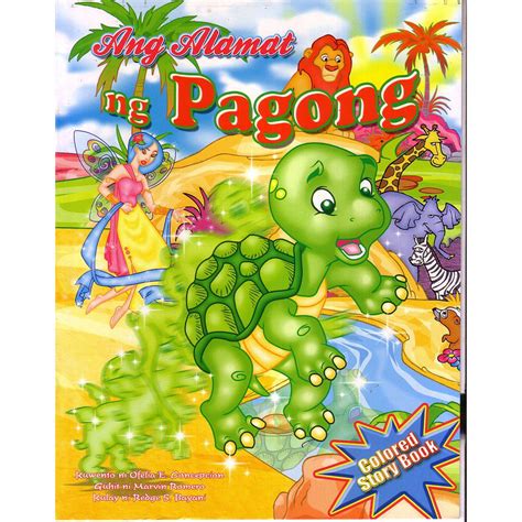 Colored Story Book Ang Alamat Ng Pagong With English Translation