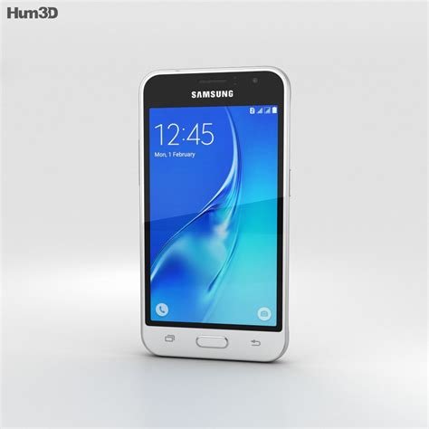 Samsung Galaxy J1 (2016) White 3D model - Electronics on Hum3D