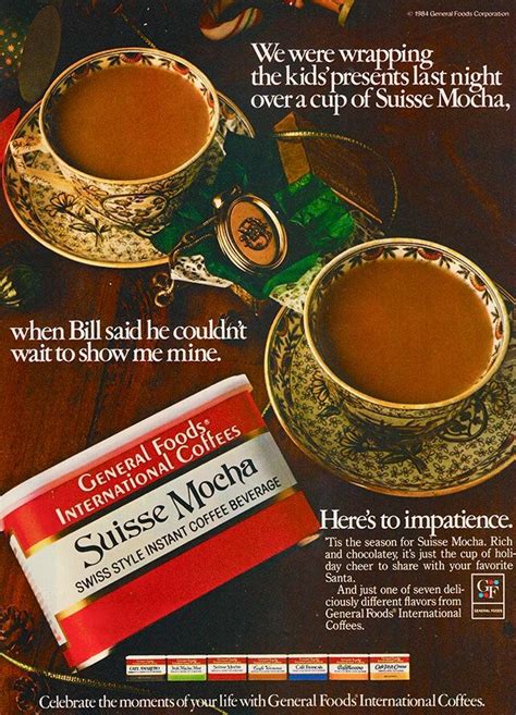 The ads will appear in the new york times, chicago tribune and los angeles times, as well as online. General Foods International Coffees 1980's Ad ...