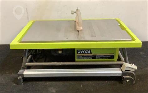 Ryobi 7 Wet Tile Saw Ws722 Auction Results In Chattanooga Tennessee