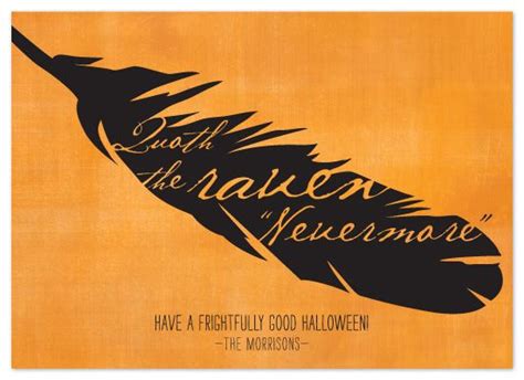 Maybe you would like to learn more about one of these? cards - Nevermore at Minted.com | Scary halloween images, Aesthetic art, Halloween images
