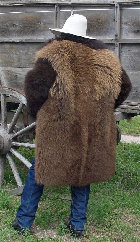 Buffalo Fur Coat American Bison Coat Handmade Made To Order Etsy