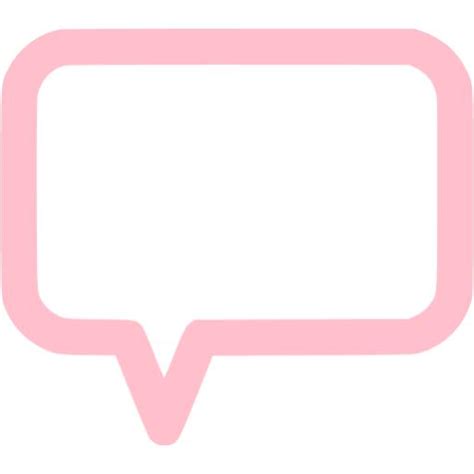 Pink Comments Icon Free Pink Comment Icons