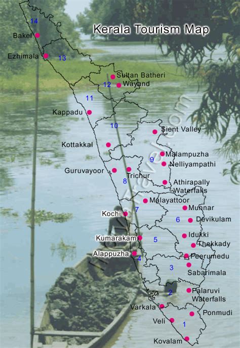 Map Of Kerala Kerala Maps Tourist Map Of Kerala Kerala City Map