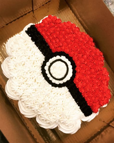 Poke Ball Cupcake Cake Pikachu Cake Birthdays Cupcake Cakes Pokemon