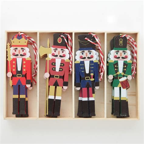 Buy Plywood Nutcracker Tree Decorations The Christmas Cart