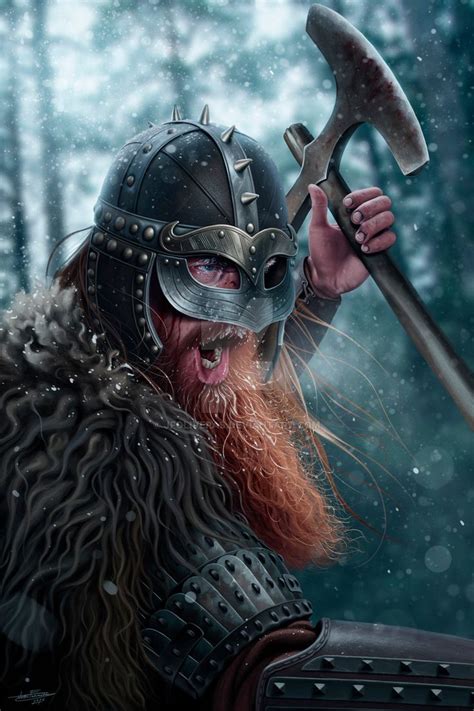Erik The Red By Jfoliveras Viking Art Fantasy Art Warrior Erik The Red