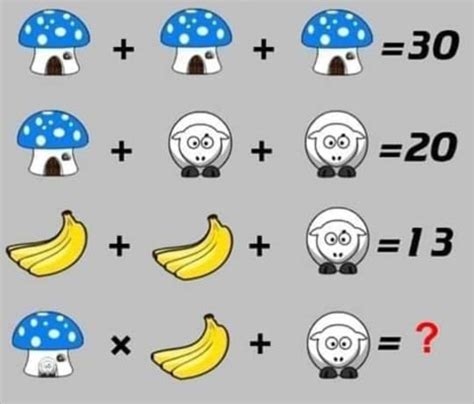Here you can get maths puzzles with answers malayalam and many more things about riddles in malayalam images. Mushroom Sheep Banana Maths Puzzle | with Answer - Forward ...