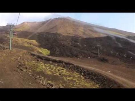Mount etna summit tour 3000 by cable car and unimog. Etna Cable car ride - YouTube