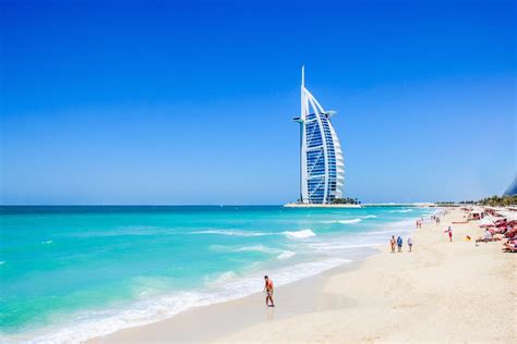 Jumeirah Beach In Dubai Vae Vereinigte Arabische Emirate Franks