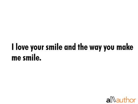 Love Quotes About Her Smile