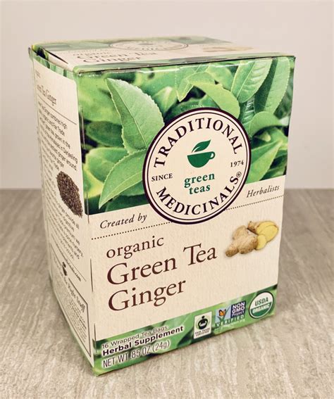 Tea Organic Green Tea Ginger Loveherhugher