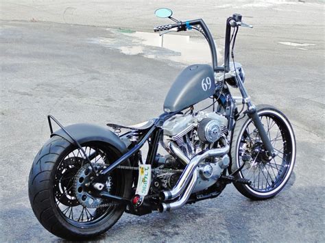 Custom Harley Bobber Softtail Completely Tricked Out Low Rider Chopper