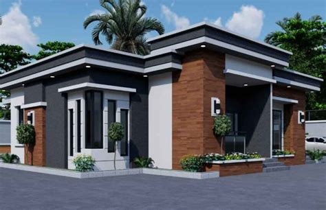 Size Bedroom Bungalow Nigerian House Plan