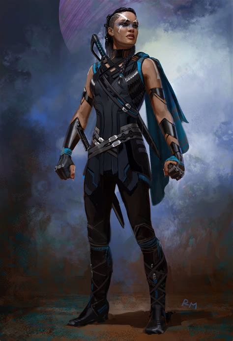 Thor Ragnarok Valkyrie Design Ryan Meinerding Marvel Concept Art