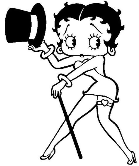 Betty Boop 25913 Cartoons Free Printable Coloring Pages