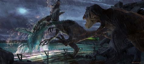 Never Before Seen Jurassic World Concept Art Surfaces A Year After The Film S Release