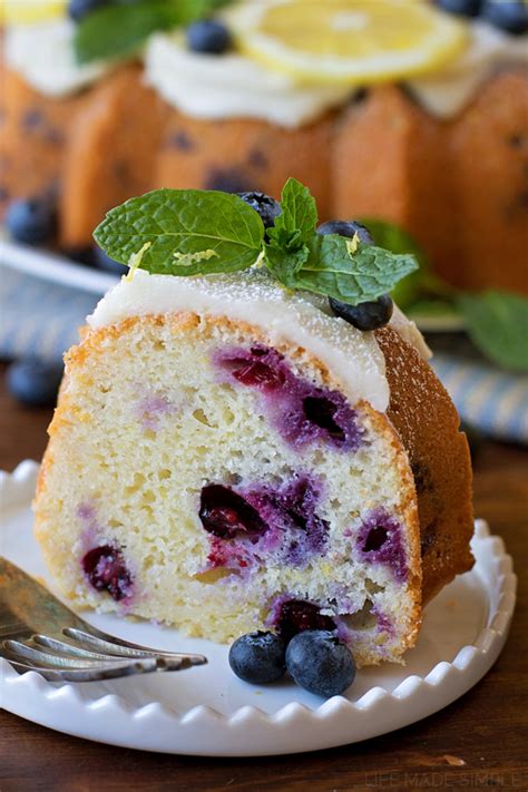 Easy Lemon Blueberry Bundt Cake Recipe Life Made Simple