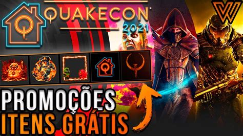 Quakecon 2021 5 Itens GrÁtis Na Steam Promoções And Quake