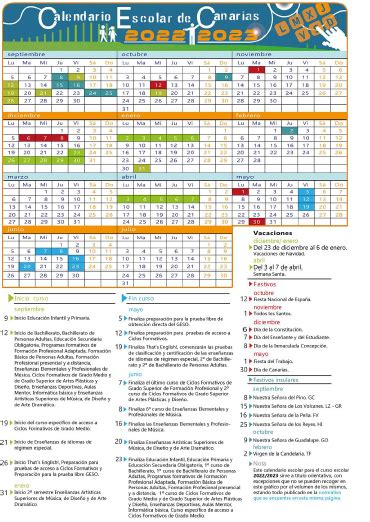 Calendario Escolar 2022 2023 Rioja Crianza Imagesee