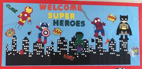 Superhero Bulletin Board