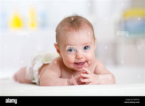 Happy Baby Child Stock Photo Alamy