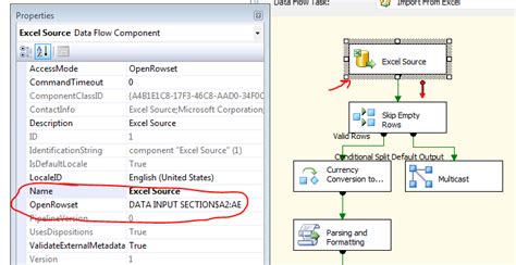 Sql Server Ssis Package With Excel As Source Stack Overflow