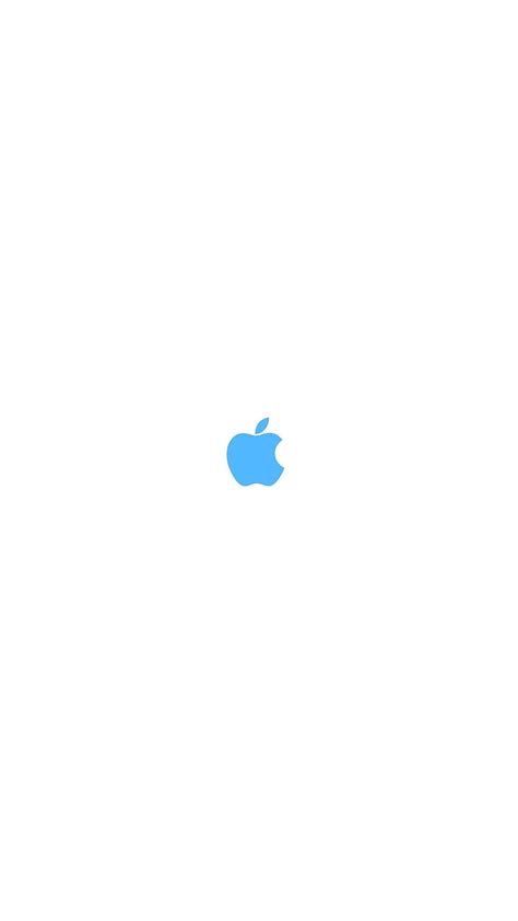 Simple Blue Apple Logo Simple Macbook Hd Phone Wallpaper Pxfuel