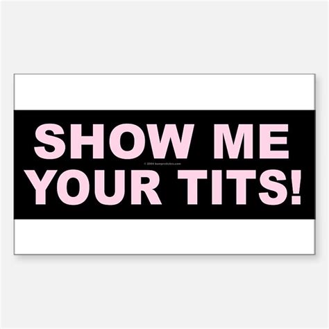 Show Me Your Tits Car Accessories Auto Stickers License Plates