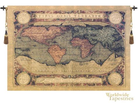 Buy jawo old world map tapestry, vintage wanderlust pirate map tapestry wall hanging for bedroom, historical atlas tapestries poster beach blanket college dorm home decor (71w x 60h): World Map Tapestry: How To Decorate With World Maps ...