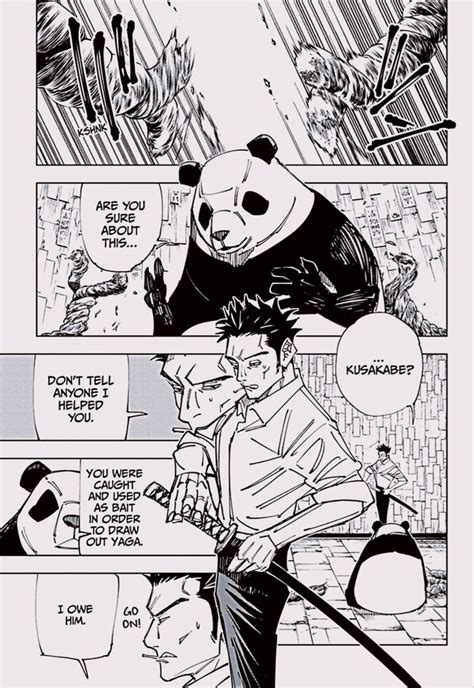 Panda Jjk Atsuya Kusakabe Anime Quotes Inspirational Manga Jujutsu