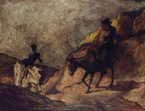 El caballo de don quijote, igual de viejo y arruinado que. Don Quijote und Sancho Panza - Honoré Daumier als ...