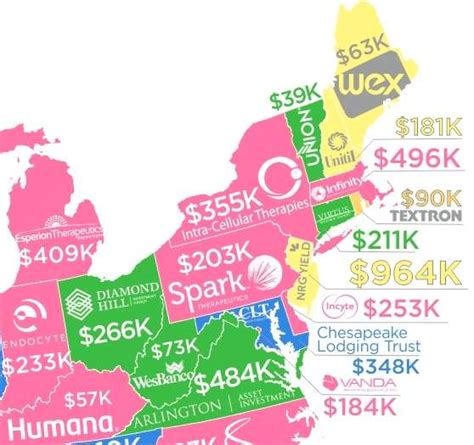 Highest Paying Companies In All 50 States Revealed By Map Thrillist