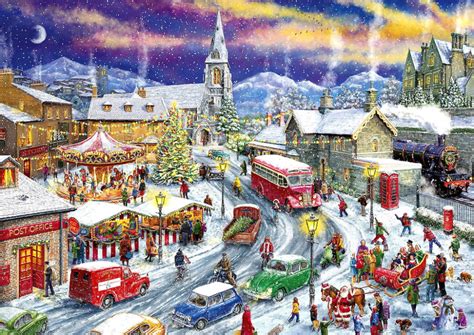 6,477 jigsaw puzzles in stock. scameron262 - Christmas - Headed home for Christmas ...