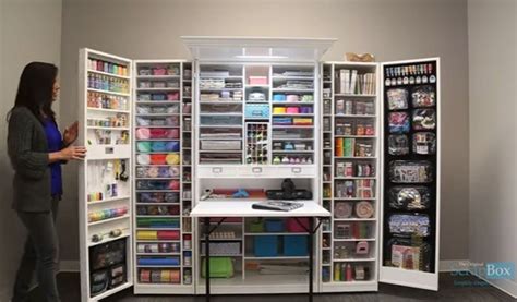 The Ultimate Craft Station Cabinet Craft Storage Cabinets Craft