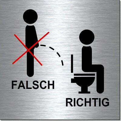 @nero3 frauen können auch im stehen pinkeln. Bitte setzen-Nicht im Stehen pinkeln-Alu-Edelst.Optik-10 ...