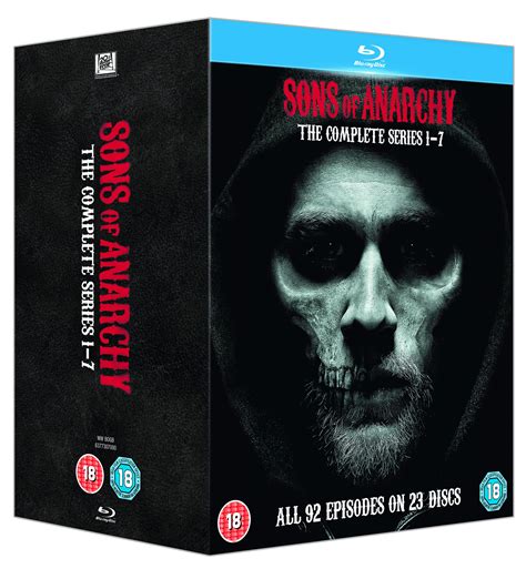 Sons Of Anarchy Complete Seasons 1 7 Blu Ray Free Shipping