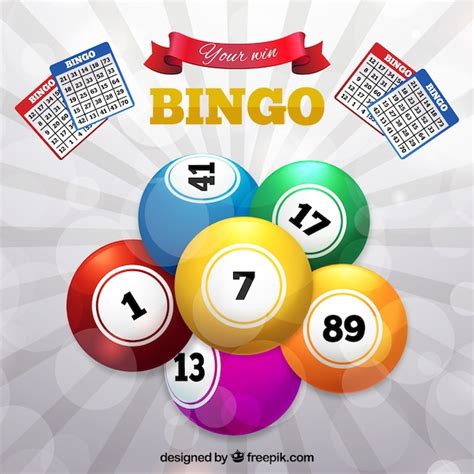 Background Of Colorful Bingo Balls Vector Free Download