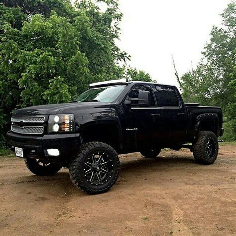 A squatted truck is a modified truck in a way that the front is lifted more than the rear, so the rear the reasoning behind the squatted truck was that when the racer hits the ground after a jump at high. Pin by Lauren Palazzolo on Drove my Chevy | Trucks, Lifted ...