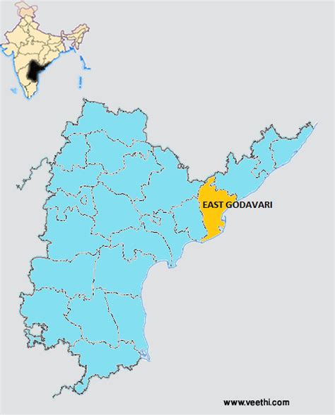 The population development of west godavari. East Godavari District