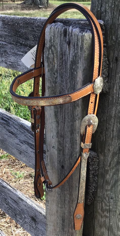 Congress Leather Silver Headstall Closeout