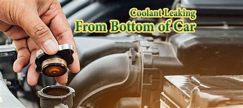 Coolant Leaking From Bottom Of Car All About Cars News Gadgets Tips