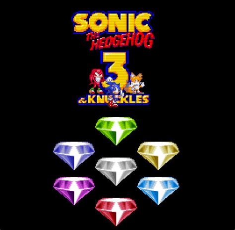 Mania Styled Chaos And Super Emeralds Sonic 3 Air Mods