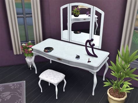 Flovvs Elizabeth Vanity Sims 4 Sims Sims 4 Cc Furniture
