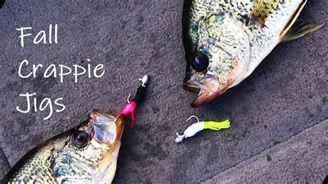 Tie Two Jigs On One Line For Fall Crappie Fall Crappie Fishing Ep 15