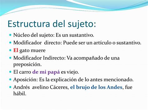 Ppt Toda Oraci N Consta De Sujeto Y Predicado Powerpoint The Best The