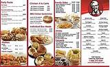 Menu And Prices For Kfc Pictures